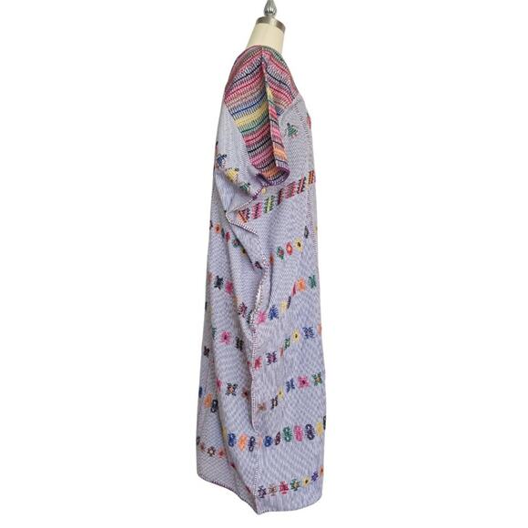 Pippa Holt Kaftan No.66 Limited Edition Purple Cotton Embroidered - Picture 3 of 9